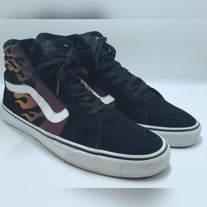 Vans Filmore Hi Sneakers Men's Size 12 Faded Flame Black/ White VN0A5HZLMCG